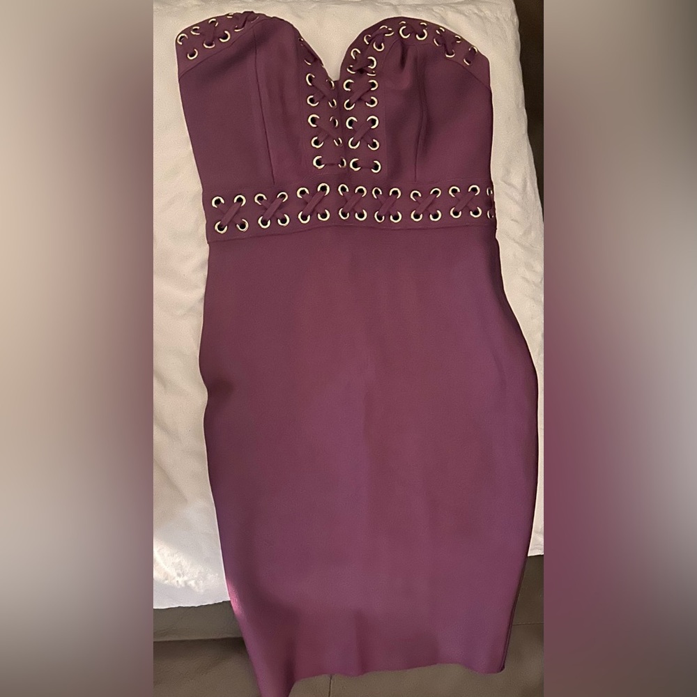 Hot Miami style  strapless mini dress size S